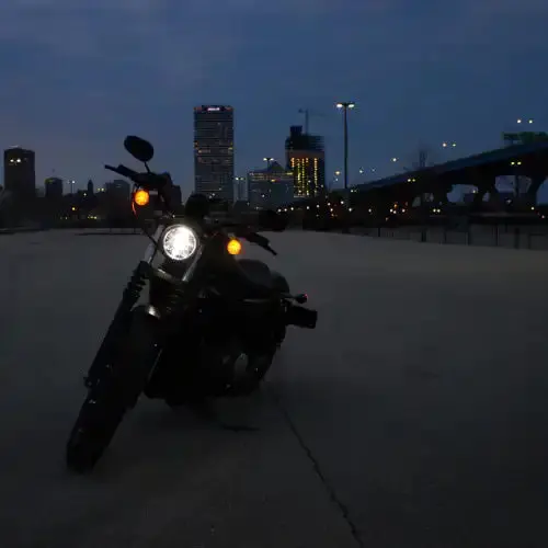 12V Black Led Headlight – Model 8690A 1