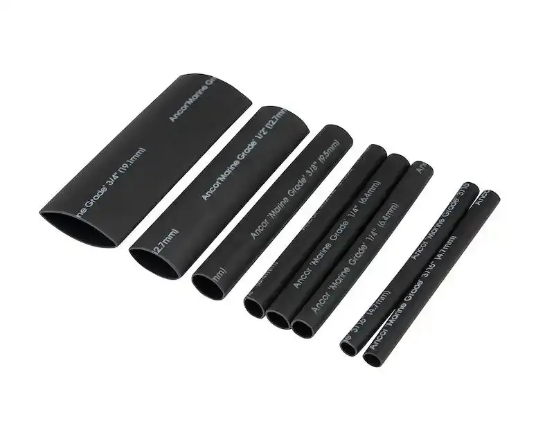3-Foot Heat-Shrink Tubing Kit – Assorted Sizes (3/16" To 3/4") – 8-Piece Pack 1
