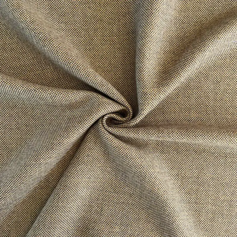 Authentic German Tweed Fabric In Anise Solid Tone 1