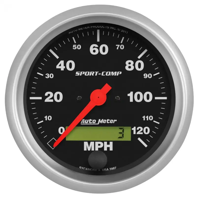 Autometer 3987 Mechanical Gauge – Classic Incandescent Dial Lighting 1