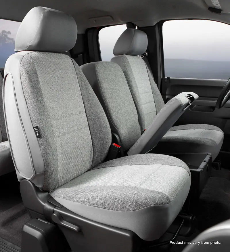 Fia Oe37-41 Gray Oe30 Series Tweed Front Seat Covers – Custom Tailored Fit 1