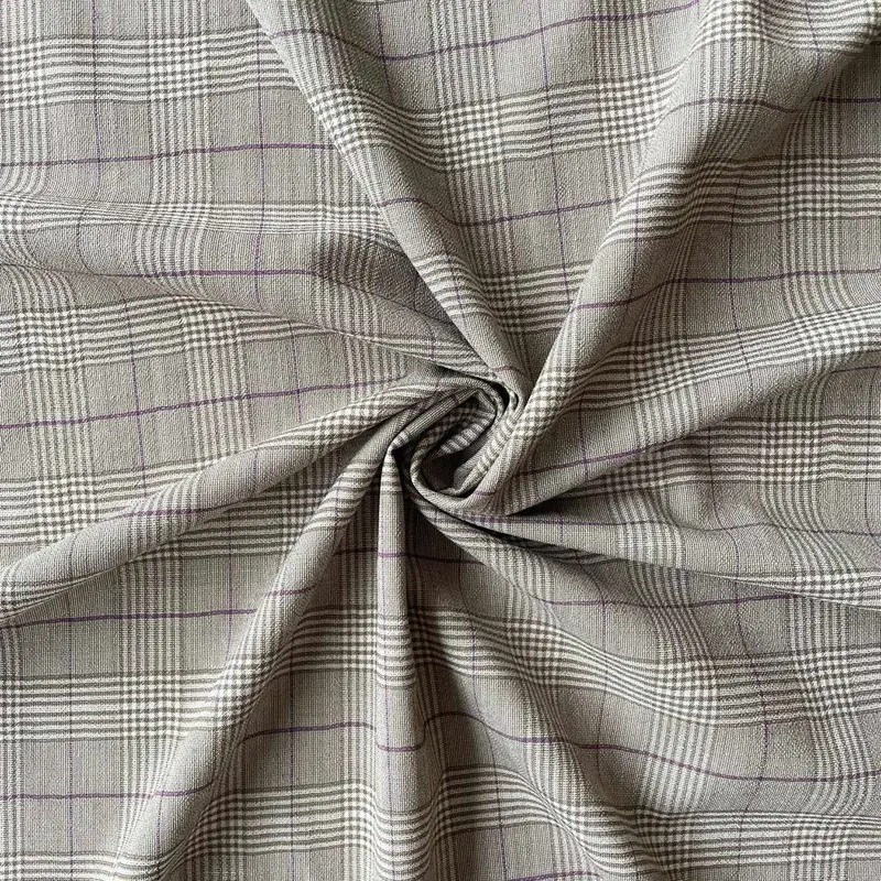 Glen Plaid Wool Fabric – Cameron Check 1