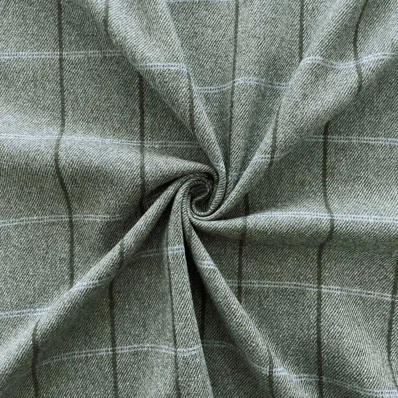 Lodenfrost Window Check Fabric 1
