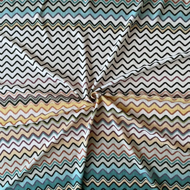 Miss Wave Print Nxt Merino Wool Fabric 1