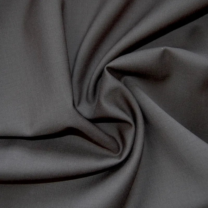 Warm Summer Wool Fabric In Mocha Brown 1