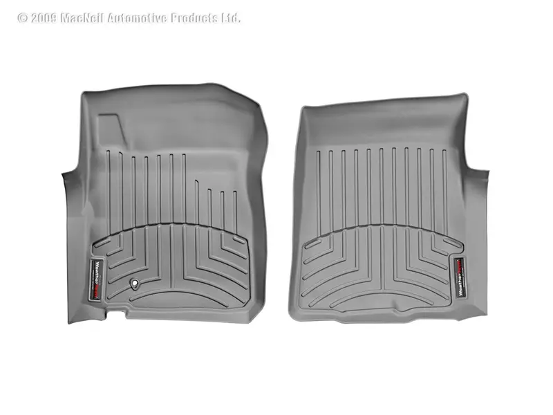 Weathertech 460481 Digitalfit Gray Front Row Floor Liners – Precision Laser-Scanned Fit 1