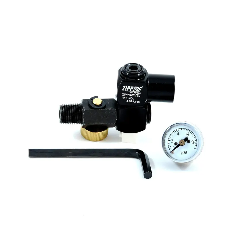 Za92R2K Aluminum 1/4-Inch Swivel Joint With Integrated Regulator Kit 1