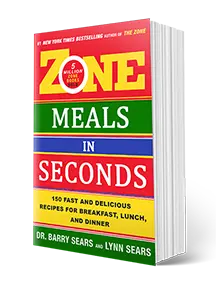 Zone Meals In Seconds – Quick & Balanced Recipe Cookbook (Paperback) 1