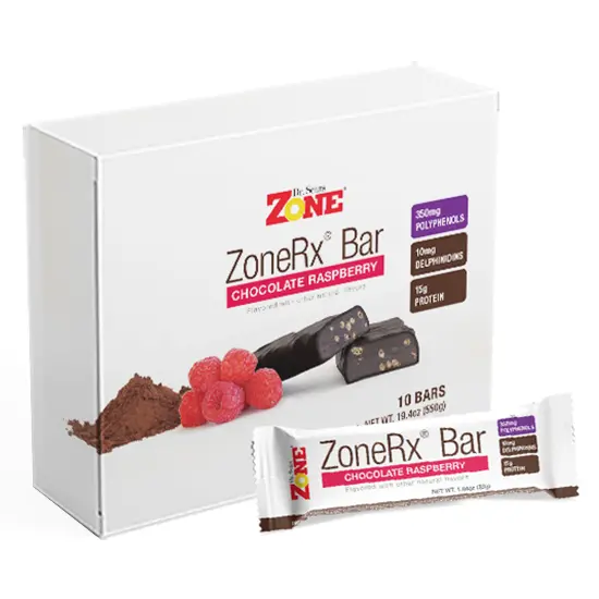 Zonerx Chocolate Raspberry Protein Bar – 10-Count 1