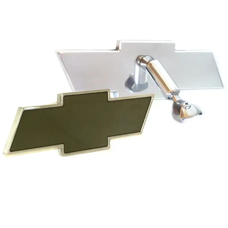 All Sales 87394P Polished Bowtie Mirror For Chevrolet – Oem-Style Bracket (1973–2015) 1