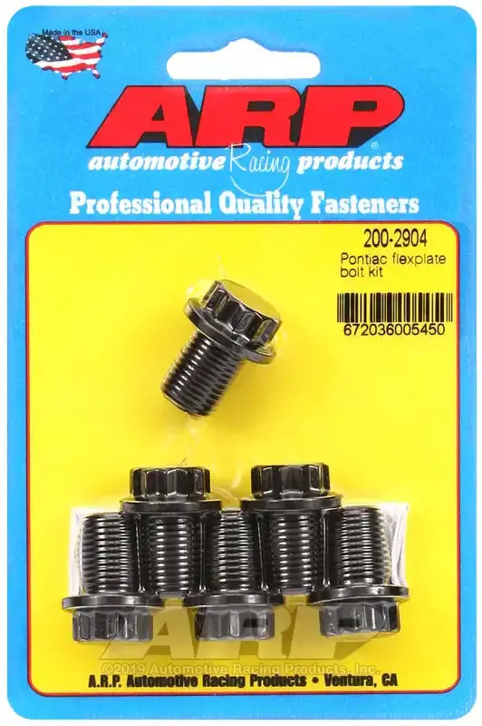 Arp Pontiac 300/455 V8 Flexplate Bolt Set – Auto Racing Grade (Part #200-2904) 1