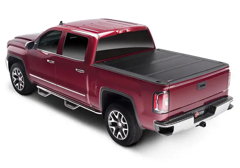 Bakflip Fibermax Bak1126206 Hard Folding Tonneau Cover – Fits 1997–2011 Dodge Dakota & 2006–2009 Mitsubishi Raider (5'4") 1