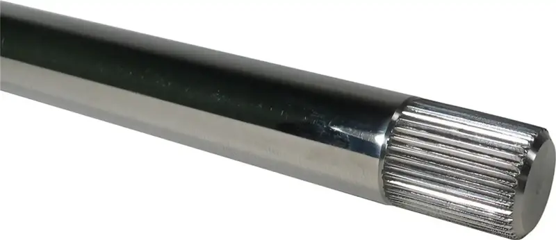 Borgeson 429254 Polished Stainless Steel Steering Shaft – 3/4"-36 Spline, 5.5" Length, 7/8" Spline Diameter 1