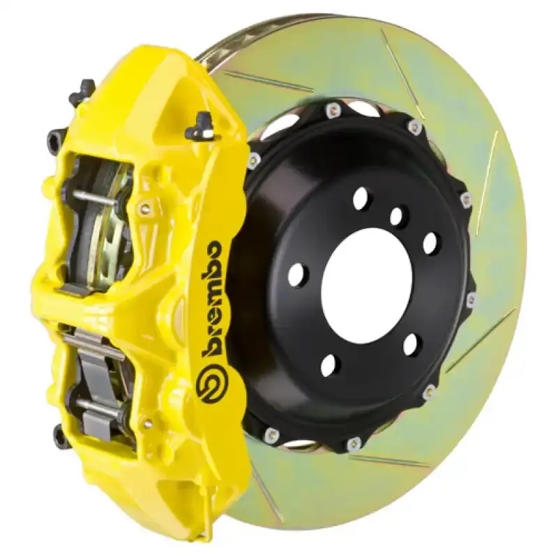 Brembo Gt Big Brake Kit – Front, 6-Piston Calipers, 355X32Mm Slotted Rotors For 2018+ Tesla Model 3 Rwd 1