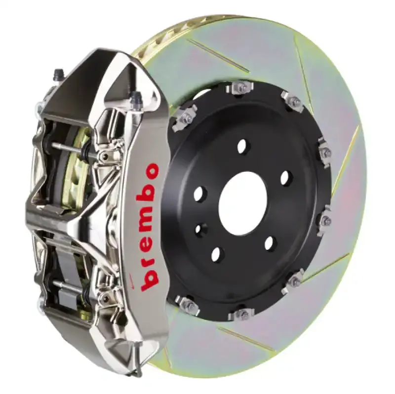 Brembo Gtr Big Brake Kit – Front 6-Piston Calipers With 380X34Mm Slotted Two-Piece Rotors For Audi R8 (2008–2016) 1