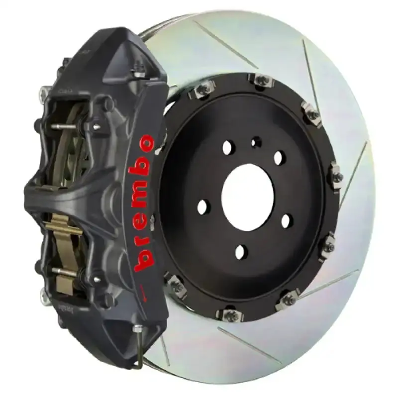 Brembo Gts Big Brake Kit For 2008–2014 Mercedes-Benz C63 Amg (Excluding Black Series) – Front, 6-Piston Calipers, 380X34Mm Two-Piece Slotted Rotors (Type 1 – Black Ha) 1