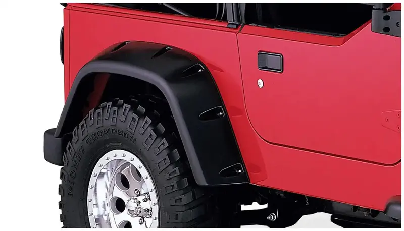 Bushwacker 10030-07 Pocket Style Fender Flares – Bolt-On, Oe-Matching Contour 1
