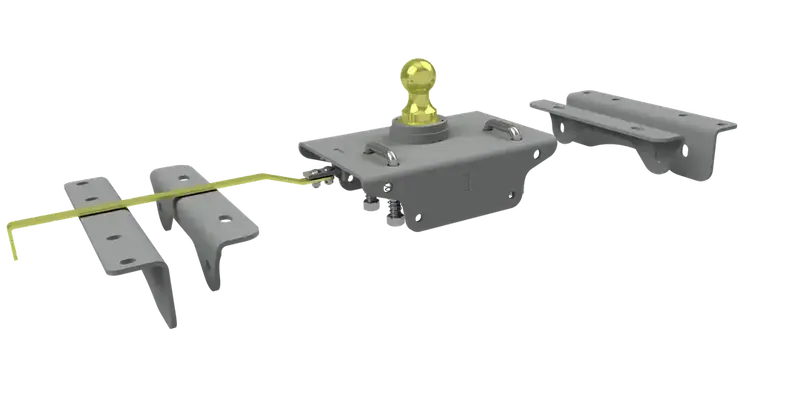 B&W Turnoverball Gooseneck Hitch Center Section – Modular Heavy-Duty Coupler Component 1