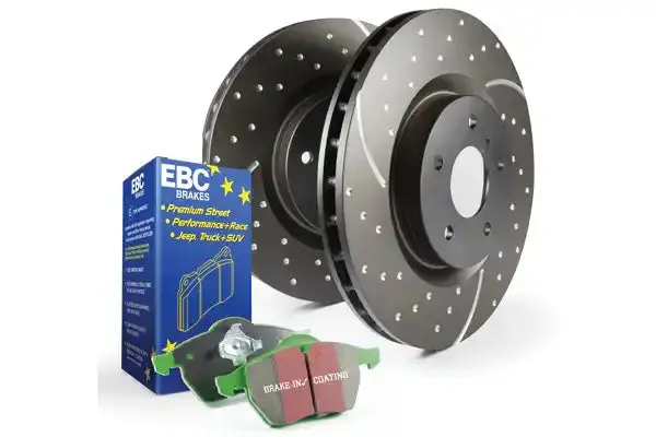 Ebc Gd Sport Rotors – Wide-Slotted, High-Cooling Discs To Minimize Brake Fade And Thermal Degradation (Model S3Kf1223) 1