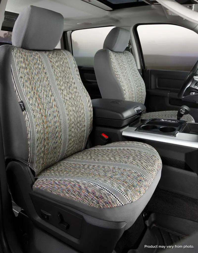Fia Saddleblanket Seat Covers – Custom-Fit Gray Front Covers For Jeep Wrangler Tr40 Series 1