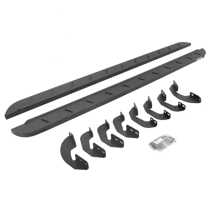 Go Rhino Rb10 Slim-Line Running Boards – 63443687St With Crew Max Mounting Kit 1