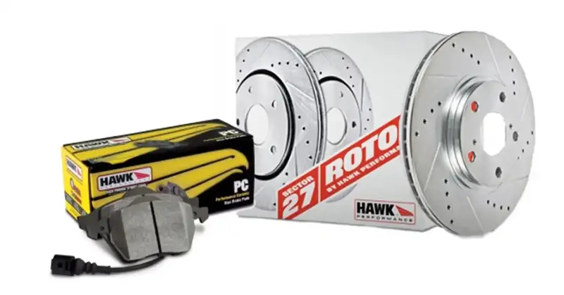 Hawk Performance Sector 27 Front Brake Kit With Performance Ceramic Pads (Hk4446.299Z) 1