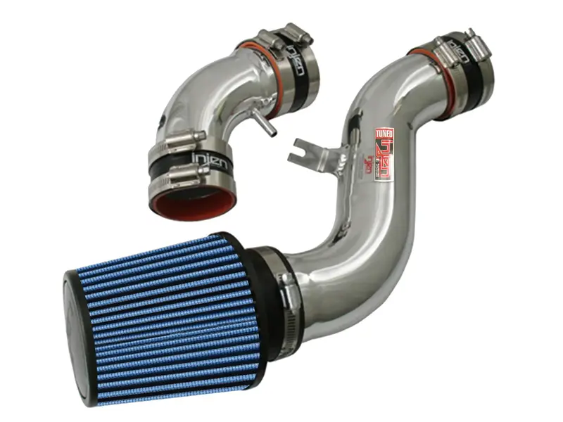 Injen Is1375P Polished Short Ram Intake – Cold Air System With Mandrel-Bent Aluminum Tubing And Washable Filter 1