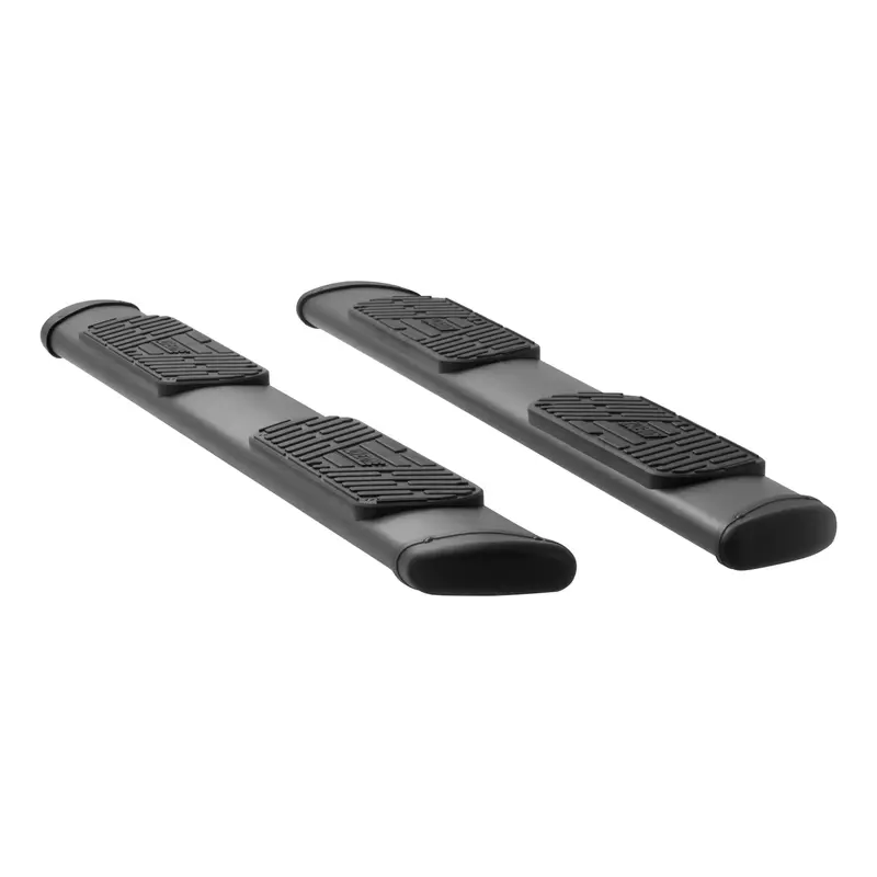 Luverne Regal 7 Black Stainless Steel Oval Side Steps (208515-208516) For Ford Super Duty F-250 To F-550 1