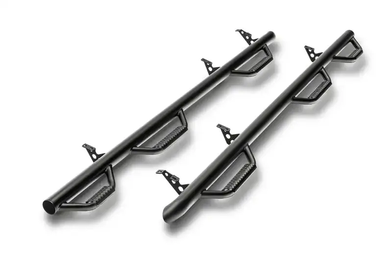 N-Fab F99115Cc-6-Tx Nerf Steps With Bed Access – 3-Step Side Bars For 1999–2016 Ford F-250/F-350 Crew Cab (8' Bed, Texas Black) 1