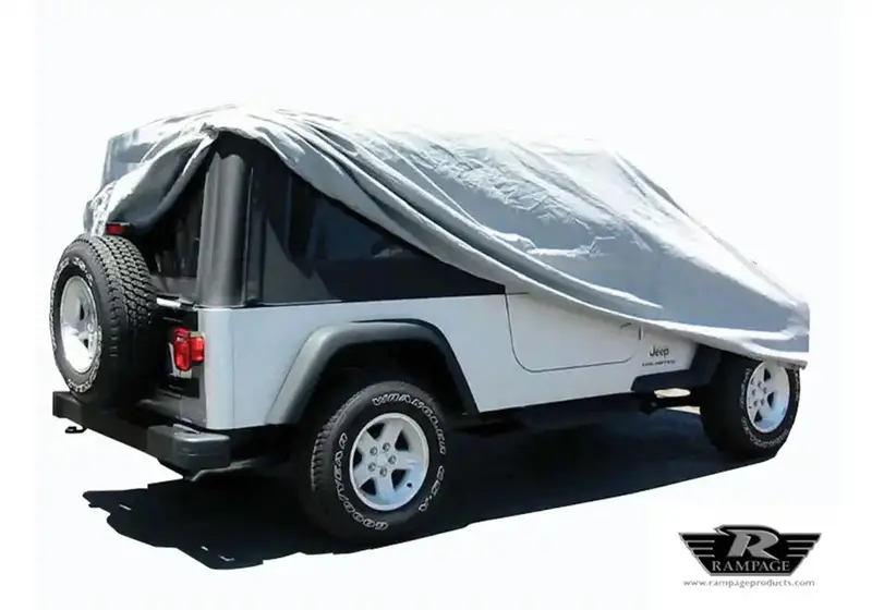 Rampage 1202 Multi-Layer Custom Vehicle Cover With Security Lock, Cable, And Storage Bag 1