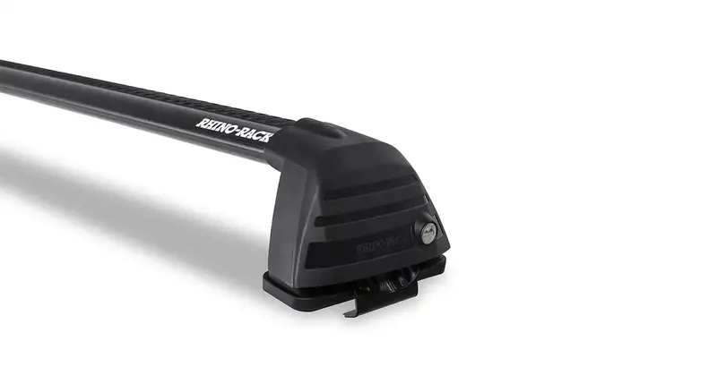 Rhino-Rack Rv0200B Vortex Roc25 Black Flush-Mount Roof Rack – Two-Bar Design 1