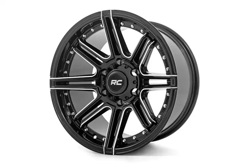 Rough Country Series 88 Gloss Black Wheel 88170918 – 17X9", 5X5", -12Mm Offset 1
