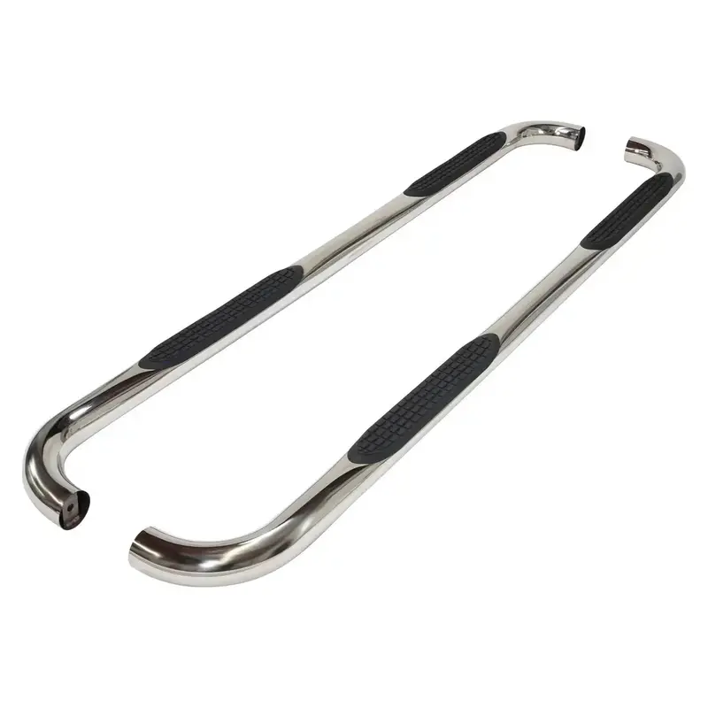 Trailfx 470070 3-Inch Bent Stainless Steel Rocker Panel Mount – Round Design, No End Caps 1