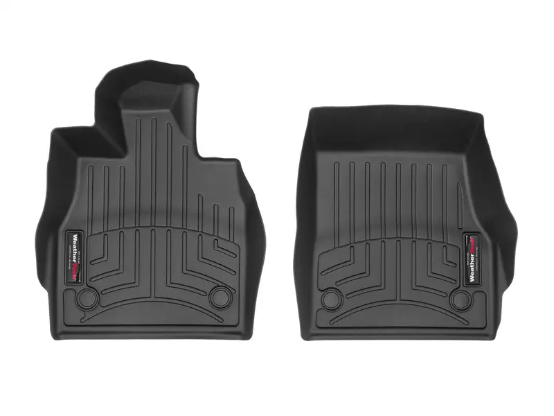 Weathertech Digitalfit Floorliner – Front Row, Precision-Cut Black Liners (Model #4416221) 1